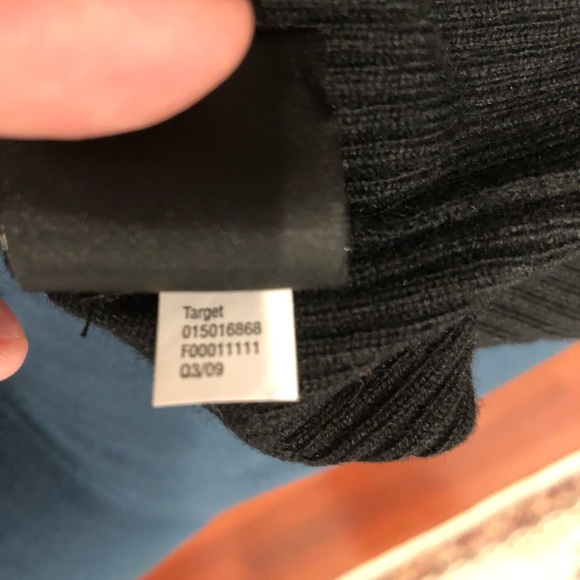 MOSSIMO Vintage Black V-Neck Soft Pullover Sweater Medium M - Picture 6 of 6